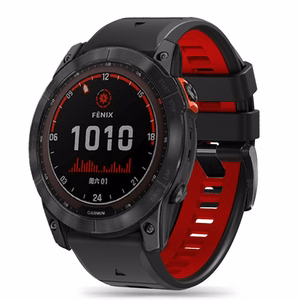 TECH-PROTECT ICONBAND PRO GARMIN FENIX 3 / 5X / 3HR / 5X PLUS / 6X / 6X PRO / 7X JUODAS/RAUDONAS