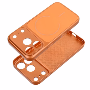 Dėklas MAKE 17 (MagSafe) skirtas iPhone 13 oranžinis