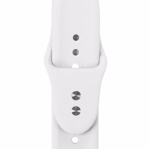 Crong Liquid dirželis, skirtas Apple Watch 38 / 40 / 41 / 42 mm, baltas