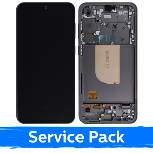 LCD ekranas suderinamas su Samsung S711 S23 FE su rėmeliu / Graphite / (Service Pack)