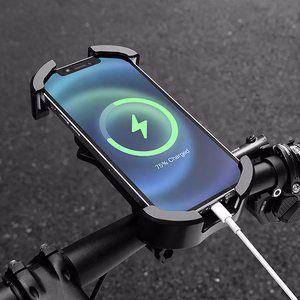 "Rockbros" 25210032001 Dviračio telefono laikiklis vairui - juodas