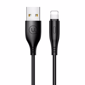 USAMS Laidas U18 lightning 2A Fast Charge 1m juodas SJ266USB01 (US-SJ266)