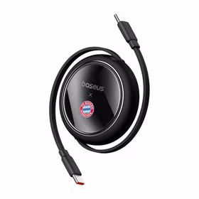 "Baseus" USB-C į USB-C 100 W įkrovimo kabelis (juodas) "Bayern Edition