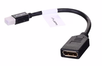 Lanberg AD-0003-BK „DisplayPort“ kabelis 0,12 m Mini DisplayPort Juoda