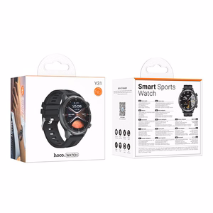 Išmanieji laikrodžiai Hoco Y31 (1,46" TFT IP67) (call vers) juodi