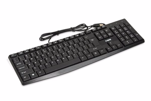 iBOX Eris USB klaviatūra, Juodas