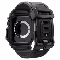 Spigen Rugged Armor Pro dirželis dėklas Apple Watch 10 (42mm) - juodas