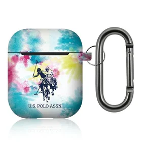 US Polo USACA2PCUSML AirPods dėklas įvairiaspalvė Tie & Dye kolekcija
