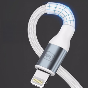 3mk Hyper Cable N-SERIES USB-C / Lightning laidas 3m PD 3.0 9V/3A 27W baltas