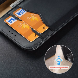 Dux Ducis Hivo dėklas telefonui su RFID blokavimu - rudas