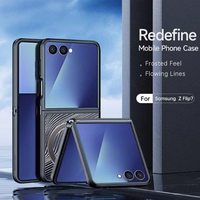 DUX DUCIS dėklas YIND Samsung Z Flip7 (Pilnas langas) juodas