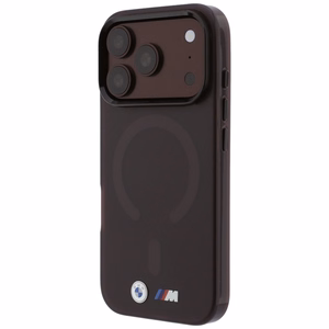 BMW M IML Frosted Metal Logo & Trims MagSafe dėklas, skirtas iPhone 17 Pro / 18 Pro – bordo