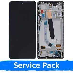 LCD Display Compatible With Xiaomi Poco F3 (Mi 11X / Mi 11i) With Frame / Deep Ocean Blue / (Service Pack)