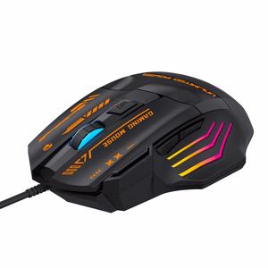 Wozinsky WMGK-1179W laidinė optinė žaidimų pelė, 7200 DPI, su apšvietimu, juoda
