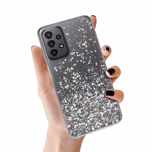 Briliantinis skaidrus dėklas telefonui Samsung Galaxy A23 4G/5G Permatomas