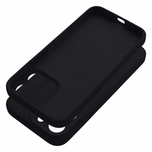 Silikoninis dėklas 2mm iPhone 15 Pro Max juodas