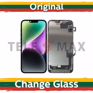 Ekranas skirtas iPhone 14 juodas (Atnaujintas: Telemax)