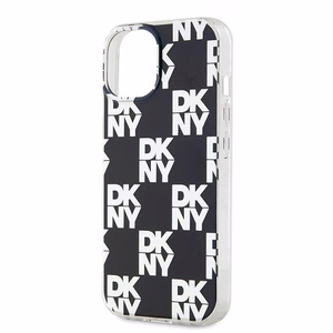 DKNY IML languotas mono raštas dėklas telefonui iPhone 15 / 14 / 13 - juodas
