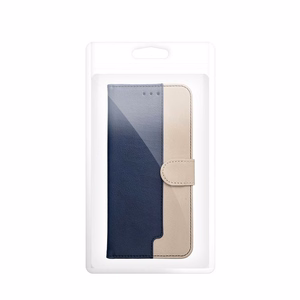 Atverčiamas dėklas Xiaomi Redmi A7 PRO Split Book, tamsiai mėlynas ir kreminis