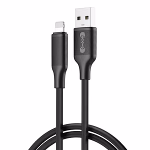 XO kabelis NB265 USB - Lightning 1,0 m 2,4 A juodas