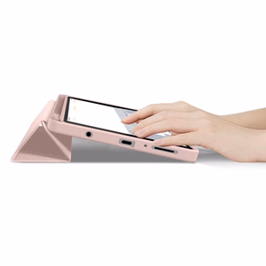 TechProtect SmartCase Pen for Samsung Galaxy Tab A9+ / A11+ Plus 11.0 X210 / X215 / X216 / X230 / X235 / X236 - Pink