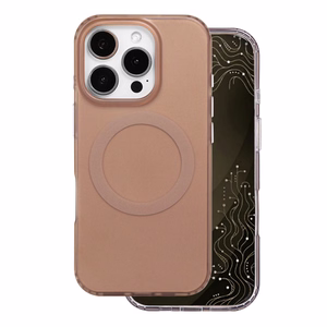 Tecto Shield Mistiq Mag dėklas, skirtas iPhone 16 Pro 6,3", rudas