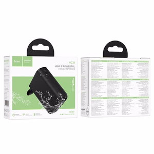 HOCO belaidis garsiakalbis Bluetooth 5W 1200 mAh HC34 juodas