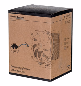 ENDORFY FORTIS 5 DUAL FAN SPC307 procesoriaus aušintuvas PC ventiliatorius 14/12 cm juodas