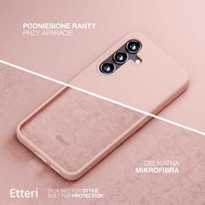 Etteri Silikoninis Mag dėklas for Samsung Galaxy S25 šviesiai rožinis