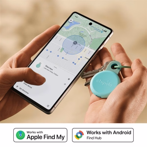 „Chipolo LOOP“ – įkraunamas „Bluetooth“ sekiklis su silikonine kilpa, skirtas „iOS“ ir „Android“ įrenginiams, mėtų spalvos