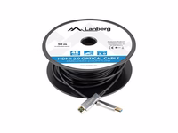 Lanberg CA-HDMI-20FB-0500-BK optinis HDMI M/M 50 m v2.0 4K AOC kabelis