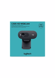 Logitech C505 internetinė kamera 1280 x 720 px USB juoda