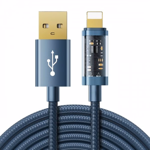 USB laidas Joyroom S-UL012A20 mėlynas Lightning 200cm (iki 20W)