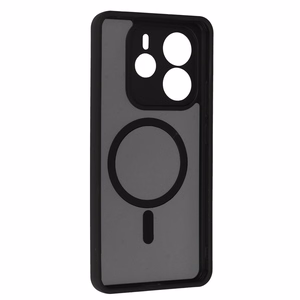 Visiškai matinis Magnētinis dėklas Xiaomi Redmi Note 14 5G juodas