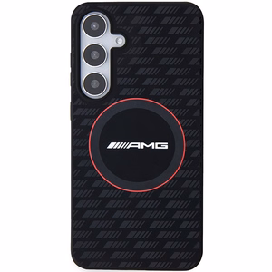 AMG silikoninis anglies rašto MagSafe dėklas telefonui Samsung Galaxy S24 - juodas