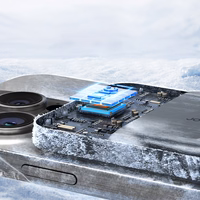 Mini magnetinė išorinė baterija Joyroom JR-W020 5000mAh USB-A USB-C 20W (juoda) + USB-C / USB-C laidas