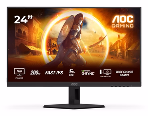AOC G4 24G4HRE kompiuterio monitorius 60.5 cm (23.8") 1920 x 1080 pikselių Full HD LED juodas, raudonas