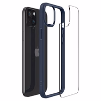 Spigen Ultra Hybrid iPhone 15 Plus dėklas - tamsiai mėlyna