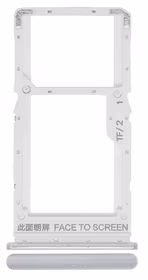 SIM kortelės laikiklis Xiaomi Redmi Note 10 5G Chrome Silver ORG