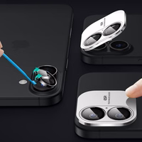 ESR Armorite grūdintas stiklas iPhone 16 / 16 Plus kamerai - juodas