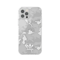 Adidas OR SnapCase Camo iPhone 12/12 Pro skaidrus/baltas 43705