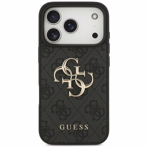 Guess 4G Didelio Logotipo Dėklas telefonui iPhone 17 Pro - juoda