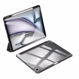 Dux Ducis Toby dėklas su dangteliu ir stovu iPad Air 13" 2024 / iPad Pro 12.9" 2018-2022 - juodas