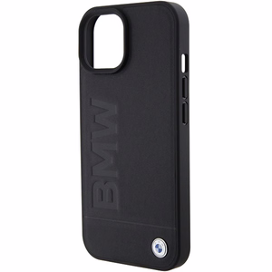 BMW Magnetinis Odinis Hot Stamp dėklas telefonui iPhone 15 Plus - juodas