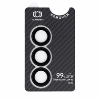 Grūdintas stiklas Tel Protect Titanium objektyvo 99% AR Aramid serija kamerai Samsung Galaxy S25 (3 vnt.)