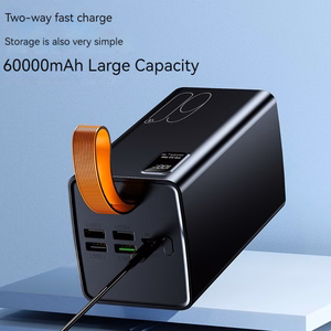 Išorinė baterija Power Bank Reach RR-H40B 22.5W 60000mAh juoda