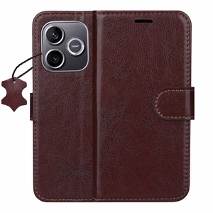 Smart Luxe odinis dėklas skirtas Honor 600 Lite rudas