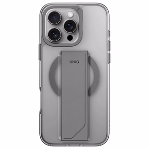 Uniq Heldro Max Magclick įkrovimo dėklas iPhone 16 Pro - permatomas