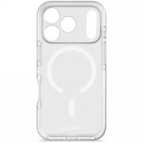 Decoded DropTec permatomas nugarėlės Magnetinis dėklas telefonui iPhone 17 Pro Max – pusiau skaidrus