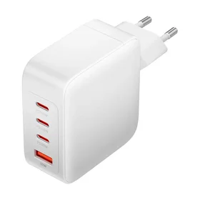 Sieninis įkroviklis, "Vention", FEIW0-EU, 3xUSB-C, USB- A, 140W/140W/30W/18W, GaN (baltas)